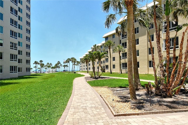5916 Midnight Pass Rd Unit 404, Sarasota, FL 34242 - surrounding community with a lawn