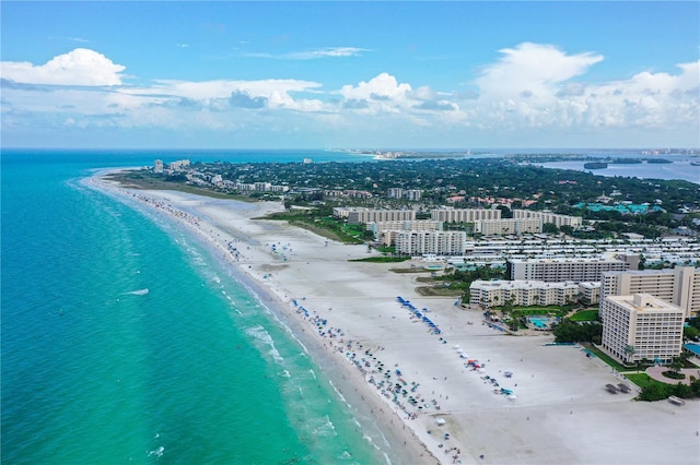5916 Midnight Pass Rd Unit 404, Sarasota, FL 34242 - drone / aerial view of expansive coastline