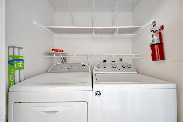 8710 54th Ave W Unit 8710, Bradenton, FL 34210 - laundry room with separate washer and dryer