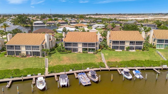 8710 54th Ave W Unit 8710, Bradenton, FL 34210 - aerial perspective of suburban area featuring a nearby body of water