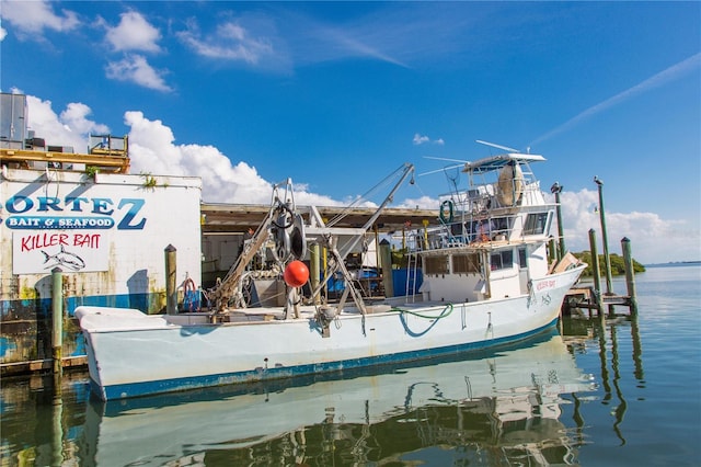 8710 54th Ave W Unit 8710, Bradenton, FL 34210 - dock with a water view and boat lift