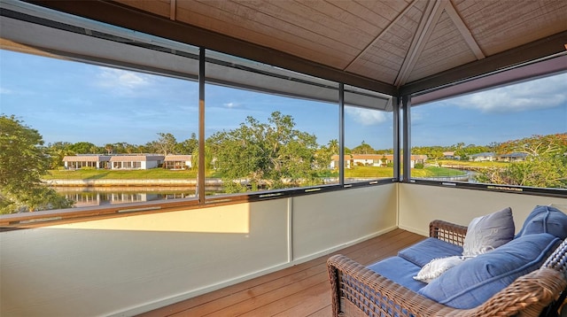 5500 Merrimac Dr, Sarasota, FL 34231 - sunroom with a water view
