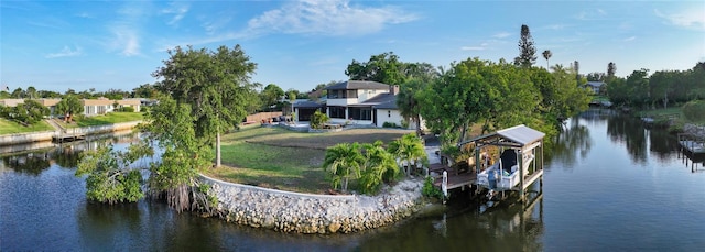 5500 Merrimac Dr, Sarasota, FL 34231 - dock area with a water view