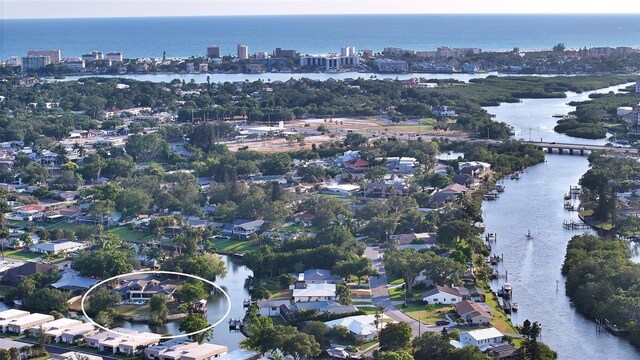 5500 Merrimac Dr, Sarasota, FL 34231 - view of property location with a large body of water and a notable bridge