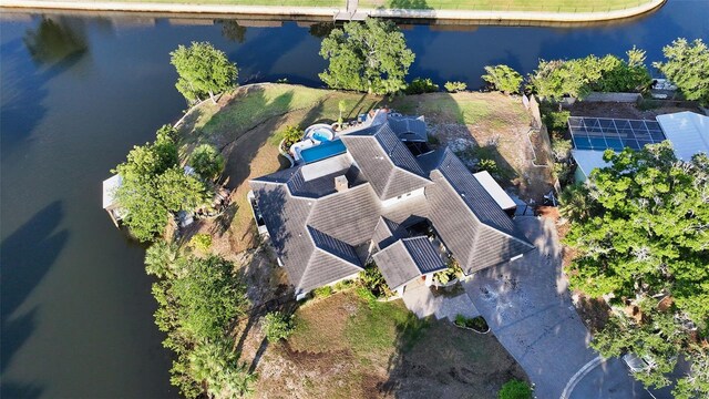 5500 Merrimac Dr, Sarasota, FL 34231 - aerial overview of property's location featuring a nearby body of water