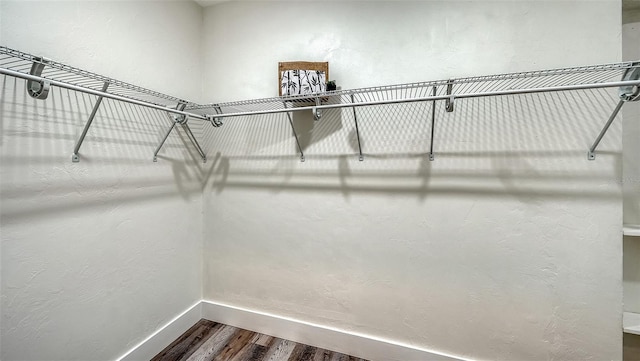 2825 Pinecrest St, Sarasota, FL 34239 - spacious closet with dark wood-type flooring