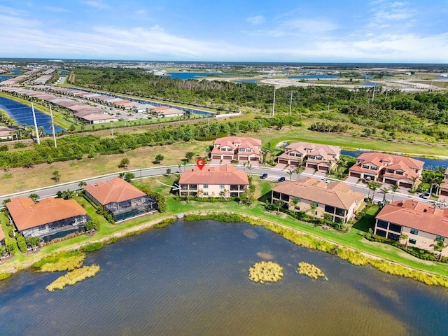 10820 Tarflower Dr Unit 202, Venice, FL 34293 - aerial perspective of suburban area featuring a large body of water