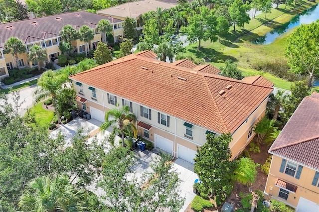 3760 82nd Avenue Cir E Unit 102, Sarasota, FL 34243 - aerial perspective of suburban area featuring a nearby body of water