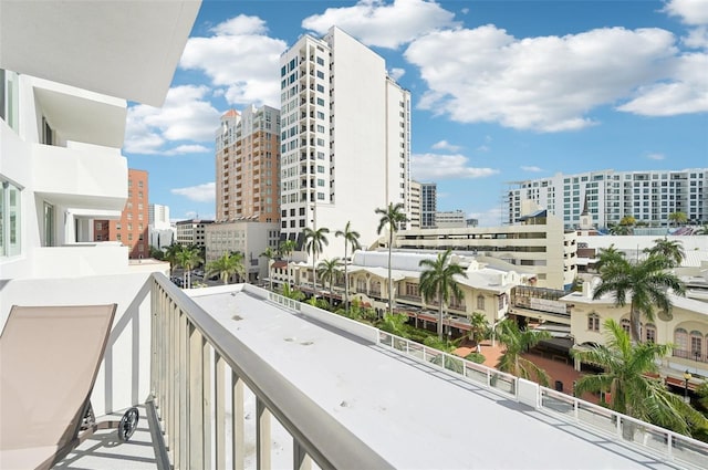 101 S Gulfstream Ave Unit 6C, Sarasota, FL 34236 - balcony featuring a city view