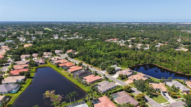 4920 Woodhurst Dr, Sarasota, FL 34243 - aerial view of residential area with a large body of water