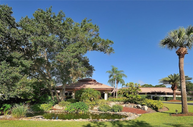 4920 Woodhurst Dr, Sarasota, FL 34243 - view of grassy yard