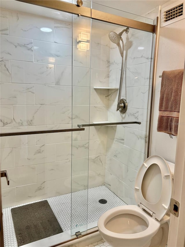 5855 Midnight Pass Rd Unit 621, Sarasota, FL 34242 - full bathroom with a shower stall and toilet