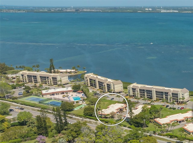 4840 Gulf Of Mexico Dr Unit 15, Longboat Key, FL 34228 - drone / aerial view of a nearby body of water and apartment complex / building