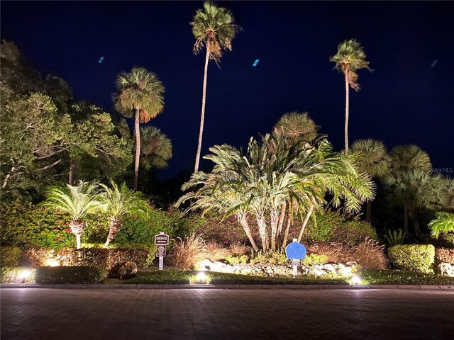 4840 Gulf Of Mexico Dr Unit 15, Longboat Key, FL 34228 - view of yard at twilight