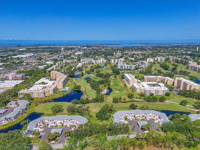 4550 Pinebrook Cir Unit 608, Bradenton, FL 34209 - bird's eye view of a large body of water, a golf course, and apartment complex