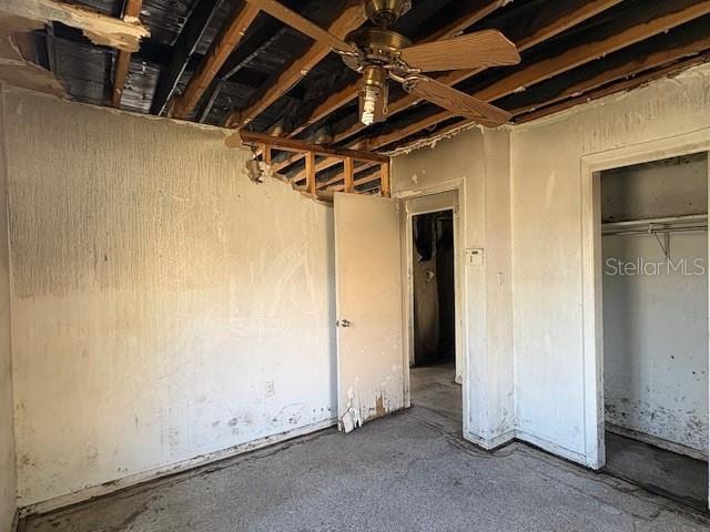 1758 35th St, Sarasota, FL 34234 - unfurnished bedroom with a closet and a ceiling fan