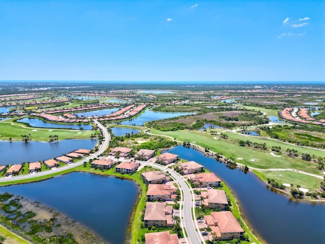 23528 Awabuki Dr Unit 101, Venice, FL 34293 - aerial view of residential area with a large body of water and a golf club
