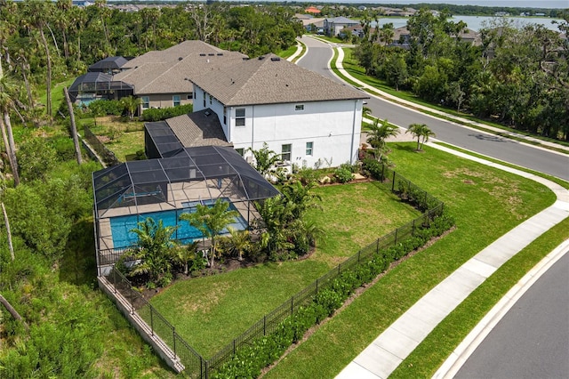 5651 Trevesta Pl, Palmetto, FL 34221 - aerial view of property and surrounding area featuring a nearby body of water