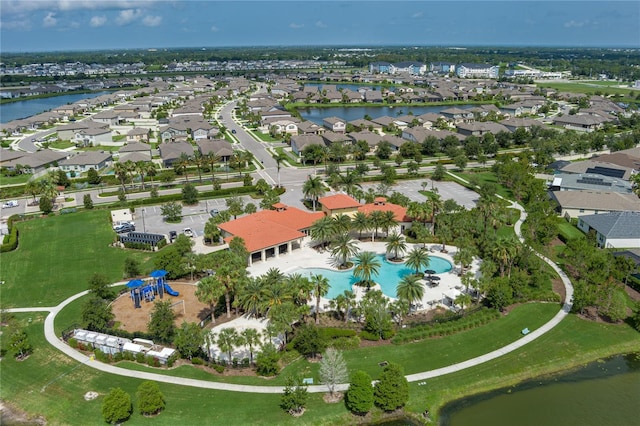 5651 Trevesta Pl, Palmetto, FL 34221 - aerial overview of property's location featuring nearby suburban area