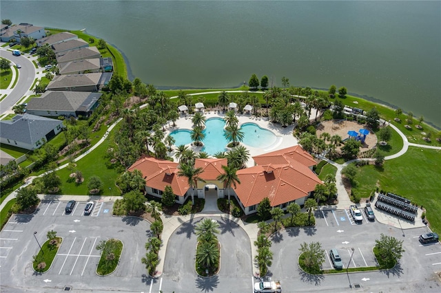 5651 Trevesta Pl, Palmetto, FL 34221 - drone / aerial view of a pool and a large body of water