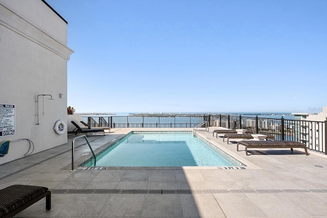33 S Palm Ave Unit 1202, Sarasota, FL 34236 - community pool with a water view and a patio