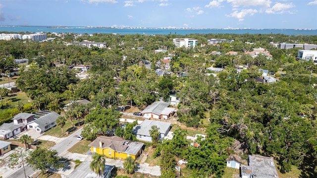 1345 24th St, Sarasota, FL 34234 - view of property location featuring a large body of water and a tree filled landscape