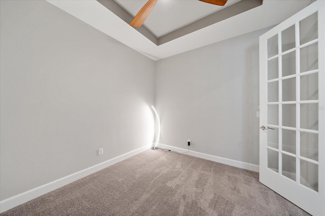 6250 Grandview Hill Ct, Bradenton, FL 34203 - carpeted spare room with baseboards and ceiling fan