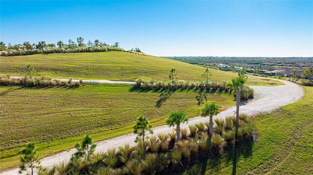 6250 Grandview Hill Ct, Bradenton, FL 34203 - view of yard with a view of countryside