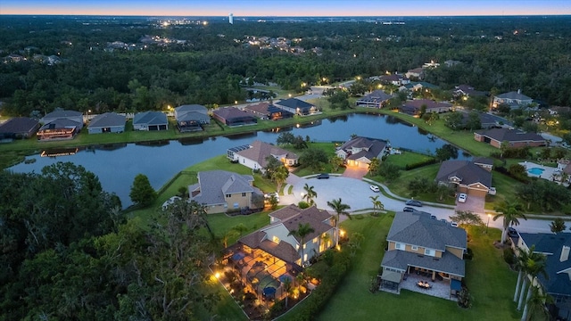 6907 47th Ct E, Ellenton, FL 34222 - aerial view of property and surrounding area featuring nearby suburban area and a nearby body of water