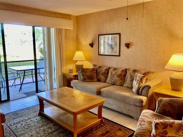 6124 43rd St W Unit 104A, Bradenton, FL 34210 - living area featuring tile patterned flooring