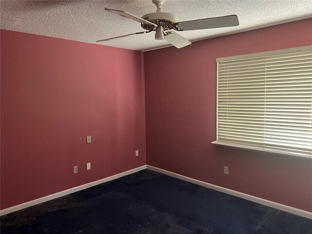 116 Wild Holly Ln, Longwood, FL 32779 - spare room featuring ceiling fan, a textured ceiling, and baseboards
