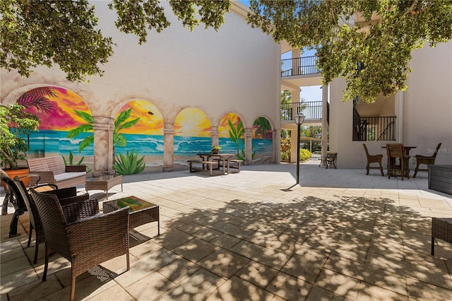 view of patio / terrace with outdoor lounge area