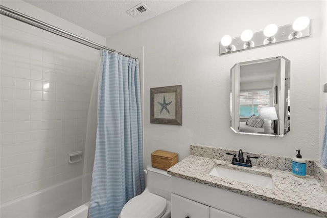5681 Midnight Pass Rd Unit 104, Sarasota, FL 34242 - bathroom featuring shower / bath combination with curtain, toilet, and vanity