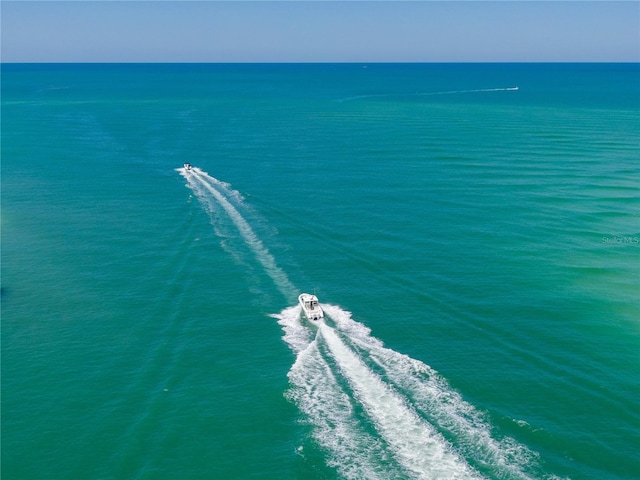 5681 Midnight Pass Rd Unit 104, Sarasota, FL 34242 - drone / aerial view of a nearby body of water