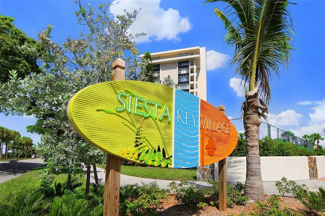 5681 Midnight Pass Rd Unit 104, Sarasota, FL 34242 - view of community / neighborhood sign