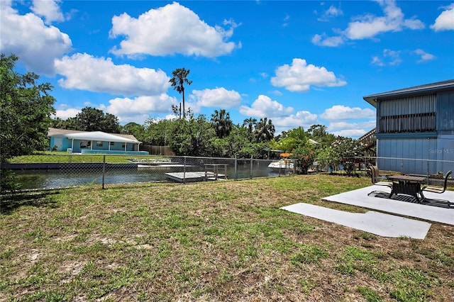 7308 Maryland Ave, Hudson, FL 34667 - view of yard featuring a water view and a patio