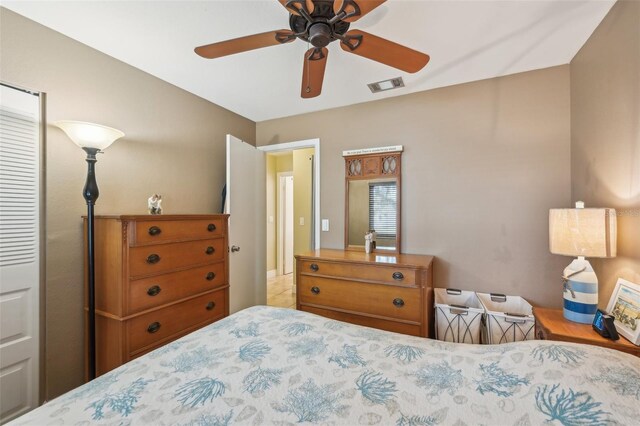 4468 Maraldo Ave, North Port, FL 34287 - bedroom with ceiling fan
