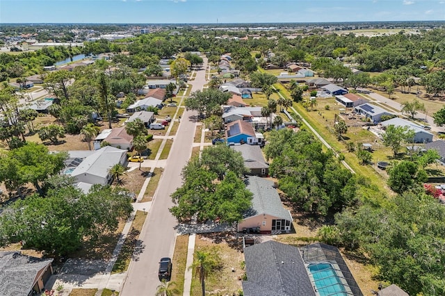 4468 Maraldo Ave, North Port, FL 34287 - aerial view of residential area with a pool area