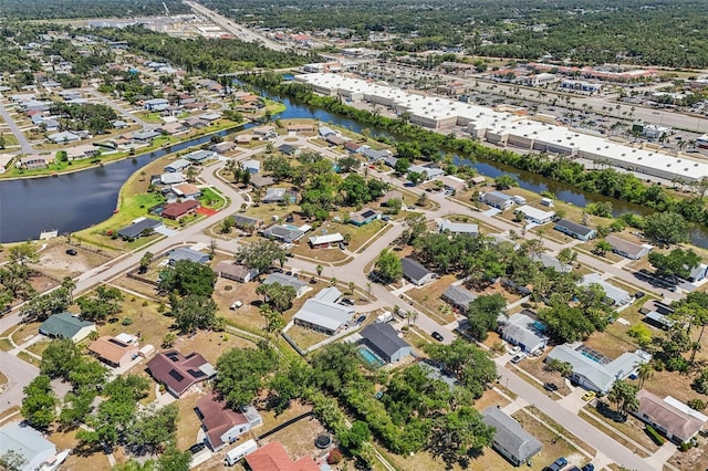 4468 Maraldo Ave, North Port, FL 34287 - aerial view of residential area with a large body of water