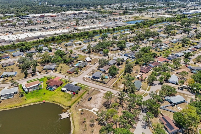4468 Maraldo Ave, North Port, FL 34287 - aerial view of property and surrounding area with a large body of water and nearby suburban area