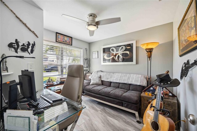 5808 SW 1st Pl, Cape Coral, FL 33914 - office featuring ceiling fan