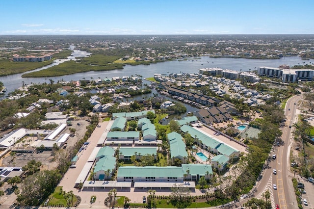 5623 Midnight Pass Rd Unit 615, Sarasota, FL 34242 - aerial overview of property's location featuring a large body of water