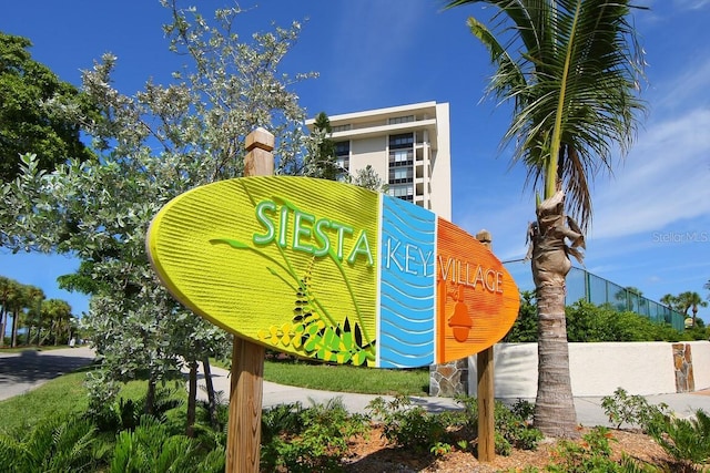 5623 Midnight Pass Rd Unit 615, Sarasota, FL 34242 - view of community / neighborhood sign