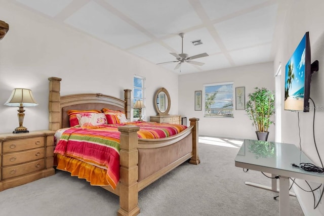 3620 Como St, Port Charlotte, FL 33948 - carpeted bedroom with ceiling fan
