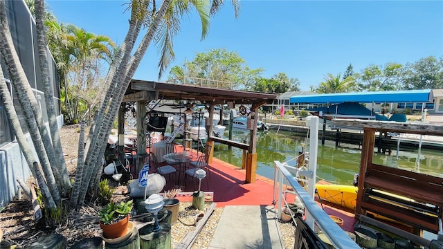 409 Bryn Mawr Is, Bradenton, FL 34207 - dock featuring a water view