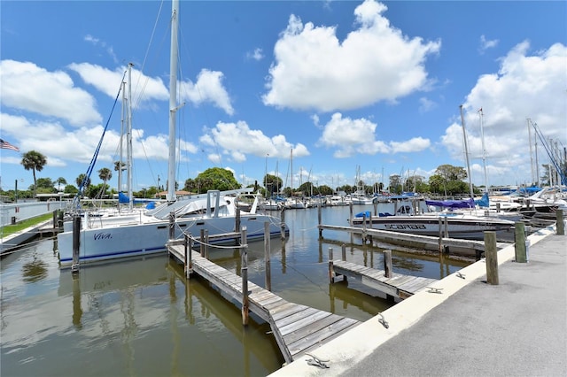 409 Bryn Mawr Is, Bradenton, FL 34207 - dock area with a water view and view of marina