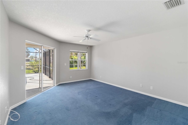 251 Broadmoor Ln, Rotonda West, FL 33947 - carpeted spare room featuring ceiling fan and baseboards