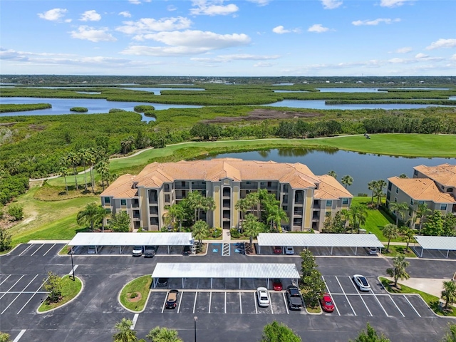 7005 River Hammock Dr Unit 203, Bradenton, FL 34212 - aerial view of a large body of water, apartment complex, and a golf course