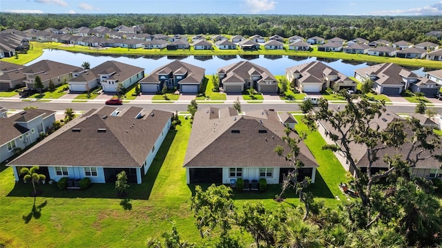 5816 Mezzana Run, Palmetto, FL 34221 - aerial perspective of suburban area featuring a large body of water