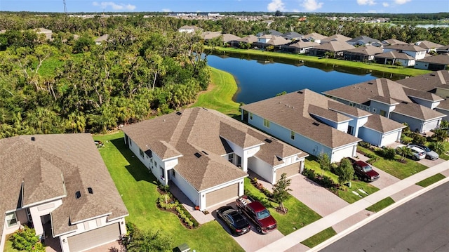 5816 Mezzana Run, Palmetto, FL 34221 - aerial view of residential area with a large body of water